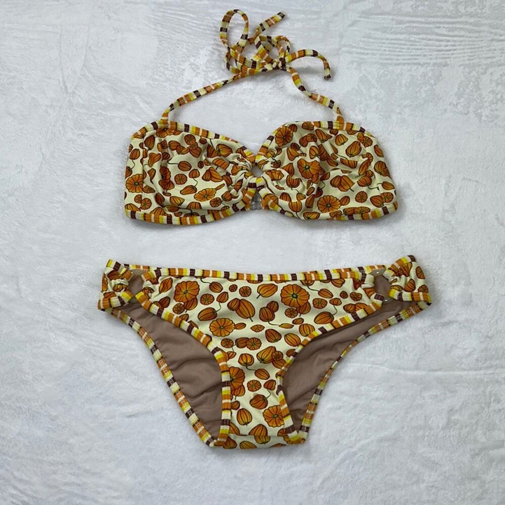 Beach Couture Pumpkin bikini,‎ size 2